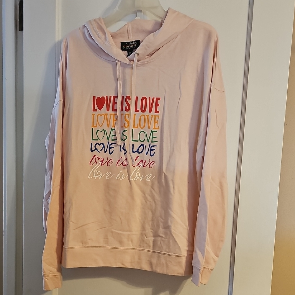 Love Tribe Multicolor 'Love is Love' Hoodie